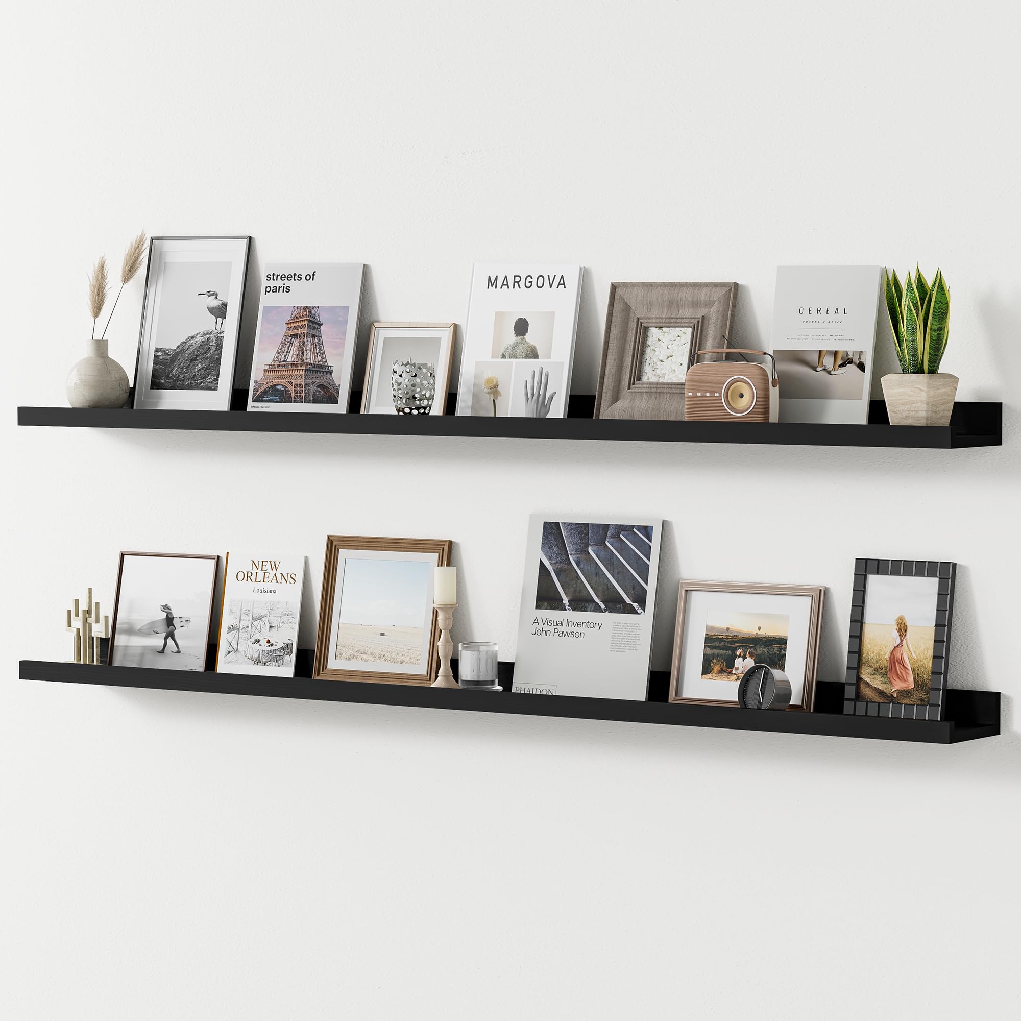 Amazon.com: Acovy Long Floating Shelves for Wall, 55 inch